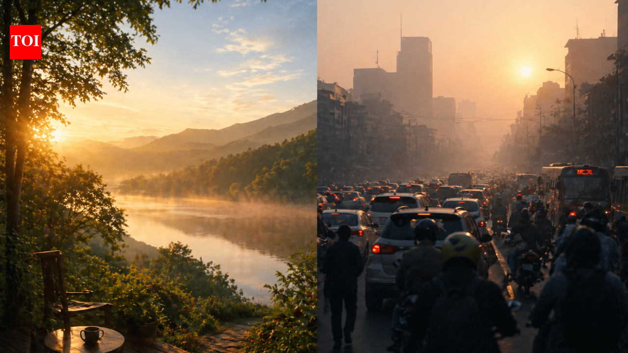 Why mornings feel calmer in some places than others