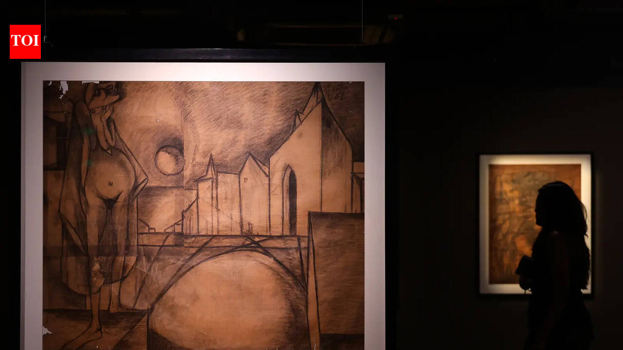 An art exhibit showcasing AA Raiba’s versatility across mediums | Events Movie News - The Times of India