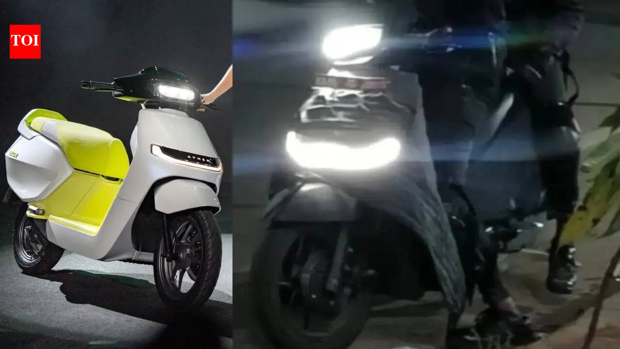 Ather EL01 e-scooter spied testing! Upcoming Chetak, iQube rival