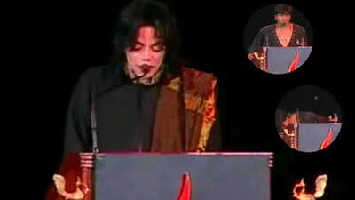 When Shah Rukh Khan kissed the dais where Michael Jackson stood during his iconic 1996 India visit