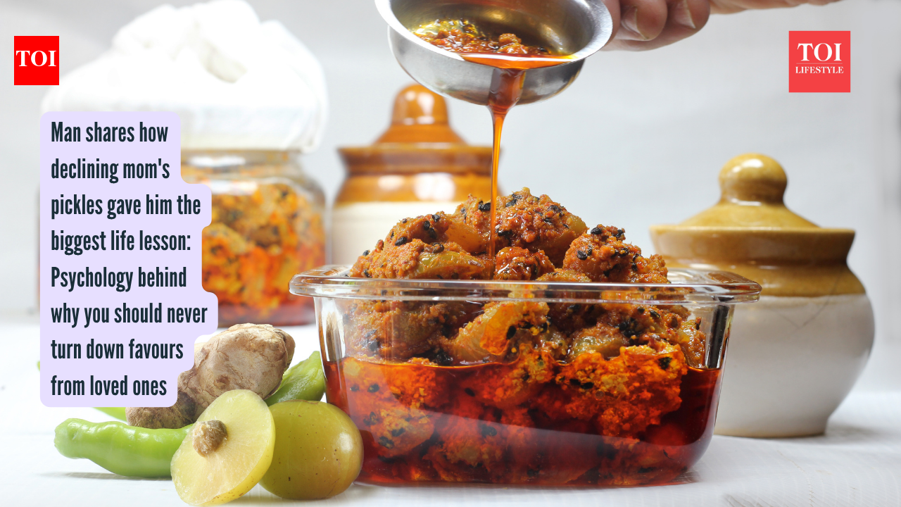 Man shares how declining mom's pickles gave him the biggest life lesson: Psychology behind why you should never turn down favours from loved ones