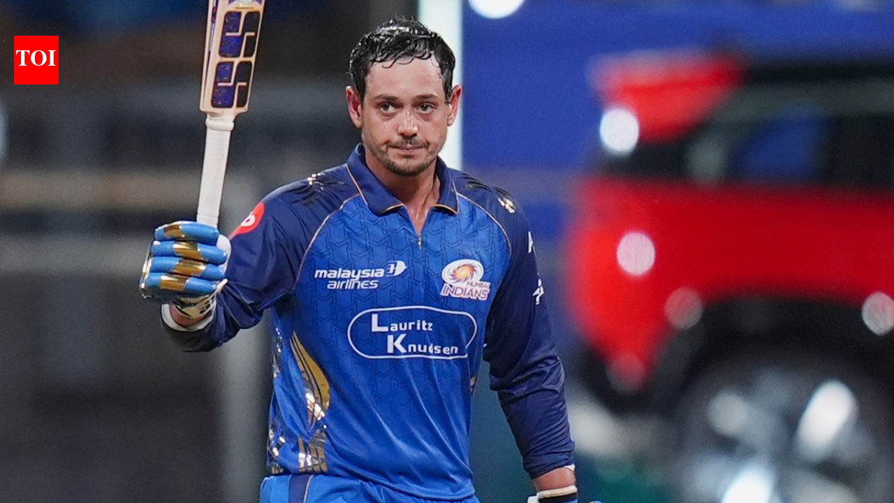 Why is Quinton de Kock not playing against SRH in Mumbai?