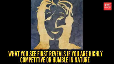 Optical illusion personality test: Woman's face or two witches? What you see first reveals if you are highly competitive or humble in nature