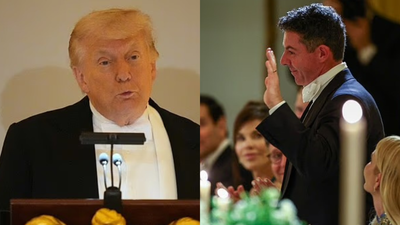 Rory McIlroy left surprised as Donald Trump interrupts speech at White House dinner with King Charles