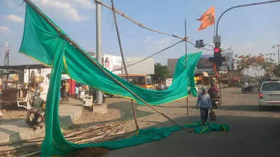 Green Nets Collapse Hours After Installation at Besa Square