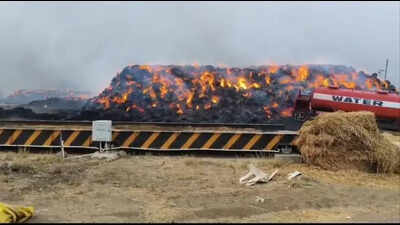 Multiple blazes reported in city, firemen battle intense heat