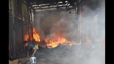 Firemen on strike, roadways staffers and homeguards called in for help in Gurgaon