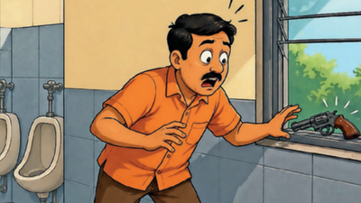 Loaded revolver in Bescom office toilet triggers alert, probe