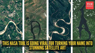 This NASA tool is going viral for turning your name into stunning satellite art – you have to try it