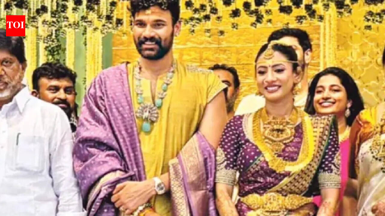 Bellamkonda Sai Sreenivas ties the knot with Kavya Reddy; traditional Tirumala wedding held at 11:13 PM at night