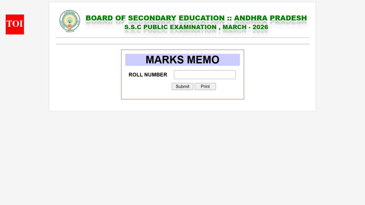 BSE AP SSC 10th Class result 2026 released with 85.25% pass percentage: Direct link to download marks memo here
