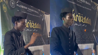 'Sabko AC dunga, metro chalaunga': African student channels '3 Idiots' style, wins hearts at Aligarh Muslim University cultural night