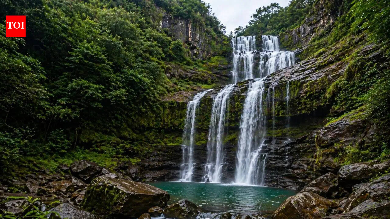 UP girl falls into waterfall in Meghalaya while clicking photos, dies