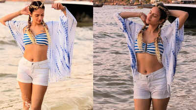 Nussrat Jahan shares throwback pictures from beach vacation