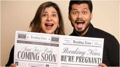 Sambhavna Seth and husband Avinash Dwivedi announce pregnancy via surrogacy after 10 years of marriage.