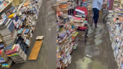 Bengaluru rain havoc: 5,000 books worth Rs 14 lakh destroyed at iconic  Church Street bookshop