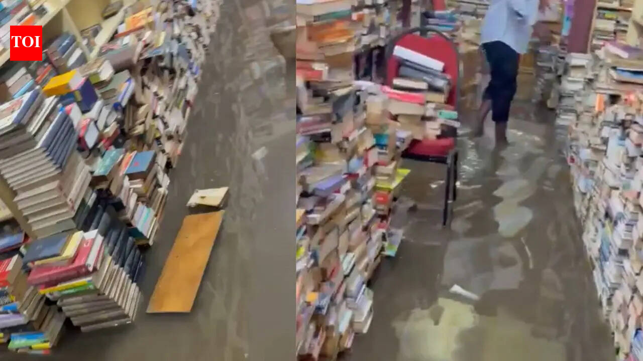 Bengaluru rain havoc: 5,000 books worth Rs 14 lakh destroyed at iconic Church Street bookshop