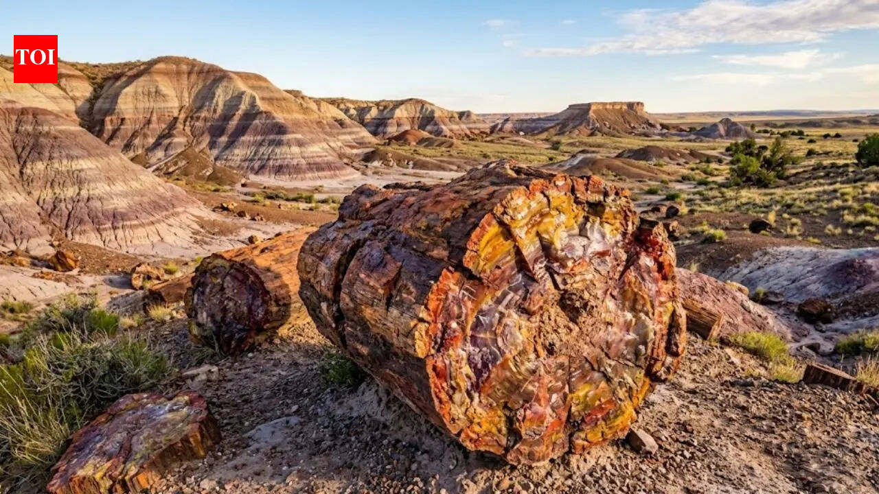 This 225-million-year-old ‘stone wood’ in Arizona is more valuable than gold