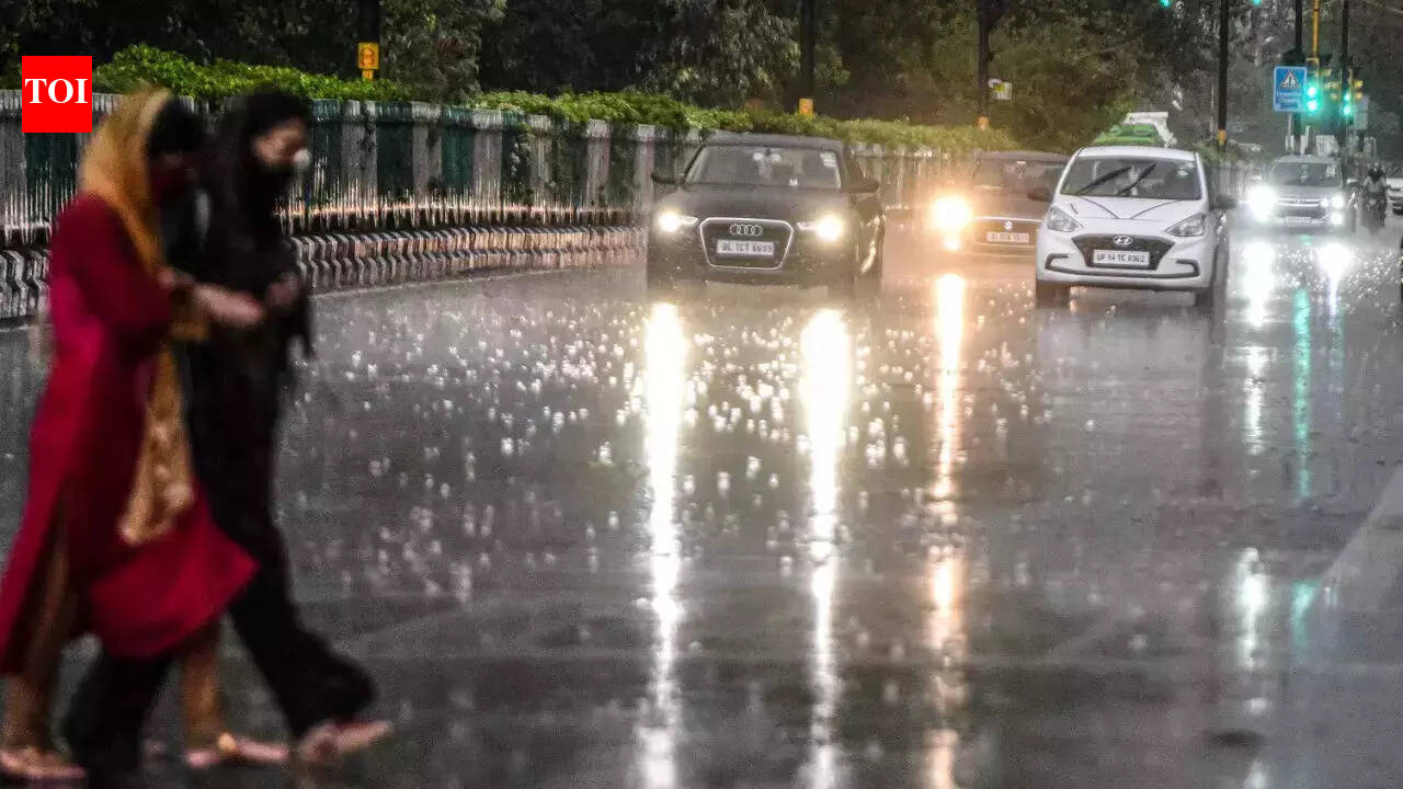 Weather flips in Delhi-NCR: Hailstorm, rain break heatwave spell