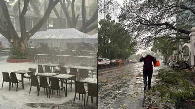 From hail to havoc: Bengaluru’s weather twist was full of drama