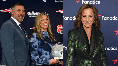 Mike Vrabel and his wife reportedly spent time together amid divorce rumors while Dianna Russini stays distant