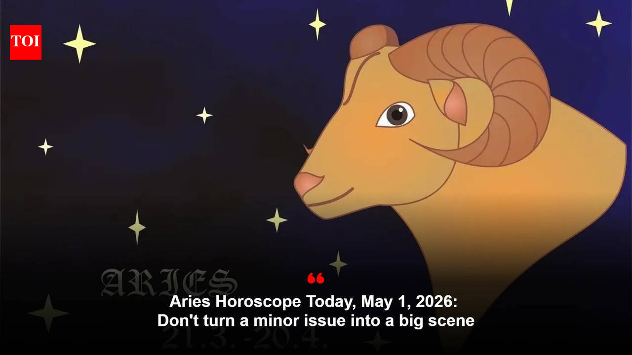 Aries Horoscope Today, May 1, 2026: Don't turn a minor issue into a big scene
