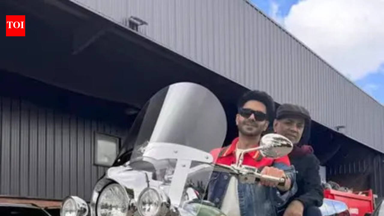 Aparshakti Khurana enjoys fun bike ride with Paresh Rawal; teases ‘Badtameez Gill’ collaboration