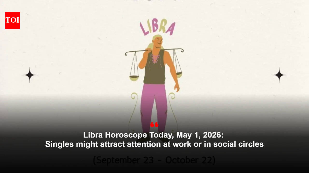 Libra Horoscope Today, May 1, 2026: Singles might attract attention at work or in social circles