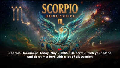 Scorpio Horoscope Today, May 2, 2026: Be careful with your plans and don’t mix love with a lot of discussion – The Times of India
