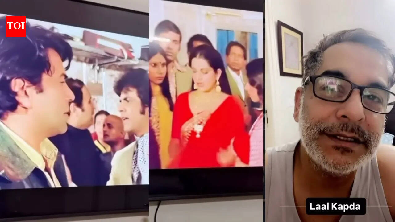 'Dhurandhar' actor Gaurav Gera hilariously shows a 'red flag' in Dharmendra, Jeetendra's 'The Burning Train', netizens call it, 'peak detailing'