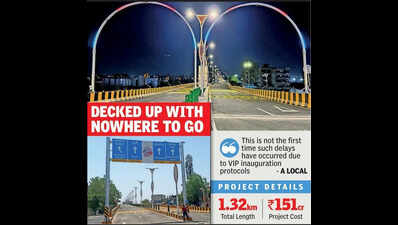Ready But Shut: Dipti Signal Flyover Awaits ‘VIP Opening’