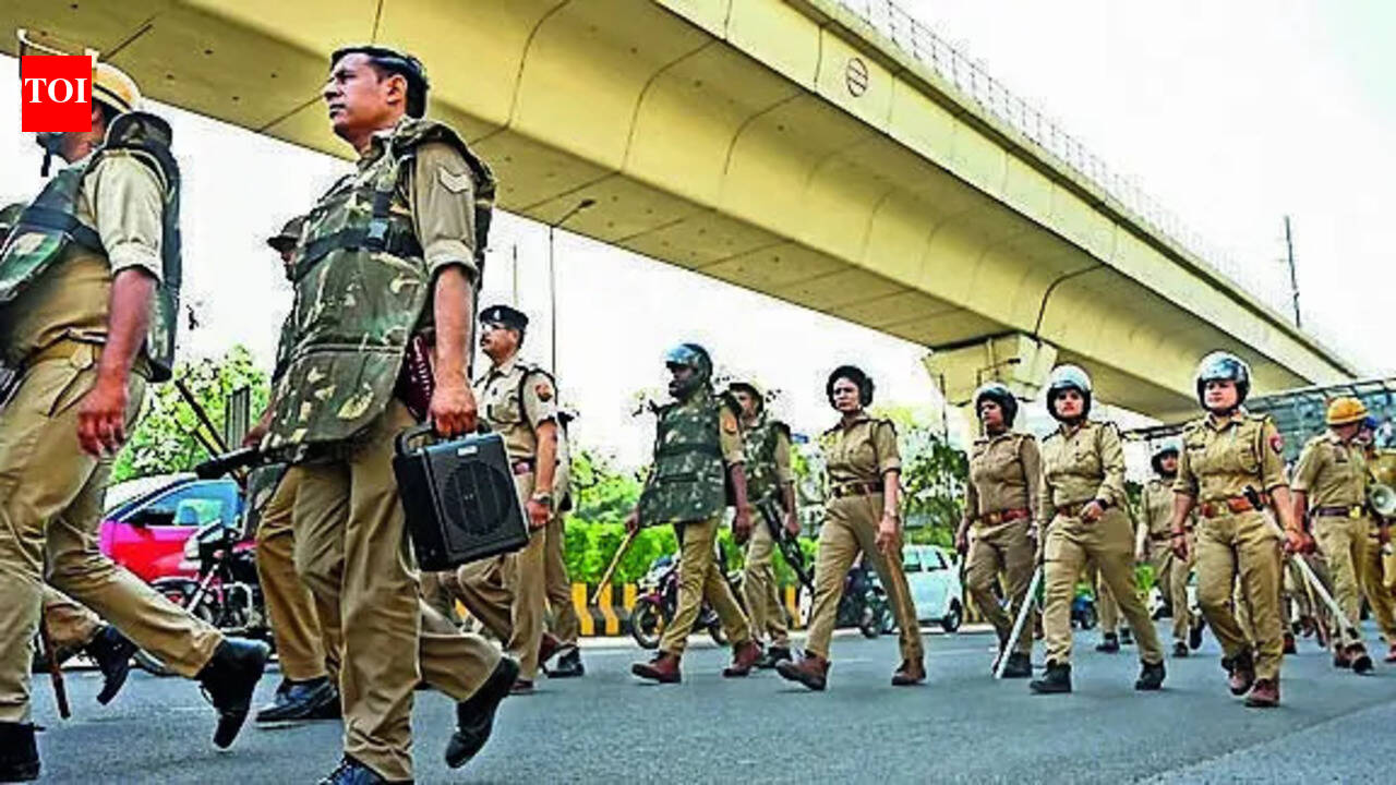 Police deploy drones, PAC companies in Noida ahead of Labour Day