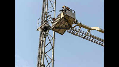 Stressed over family dispute, woman climbs Sector 63 tower, rescued