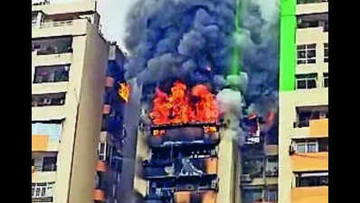 Parked cars, park wall, awnings: What hampered Indirapuram firefighting operation