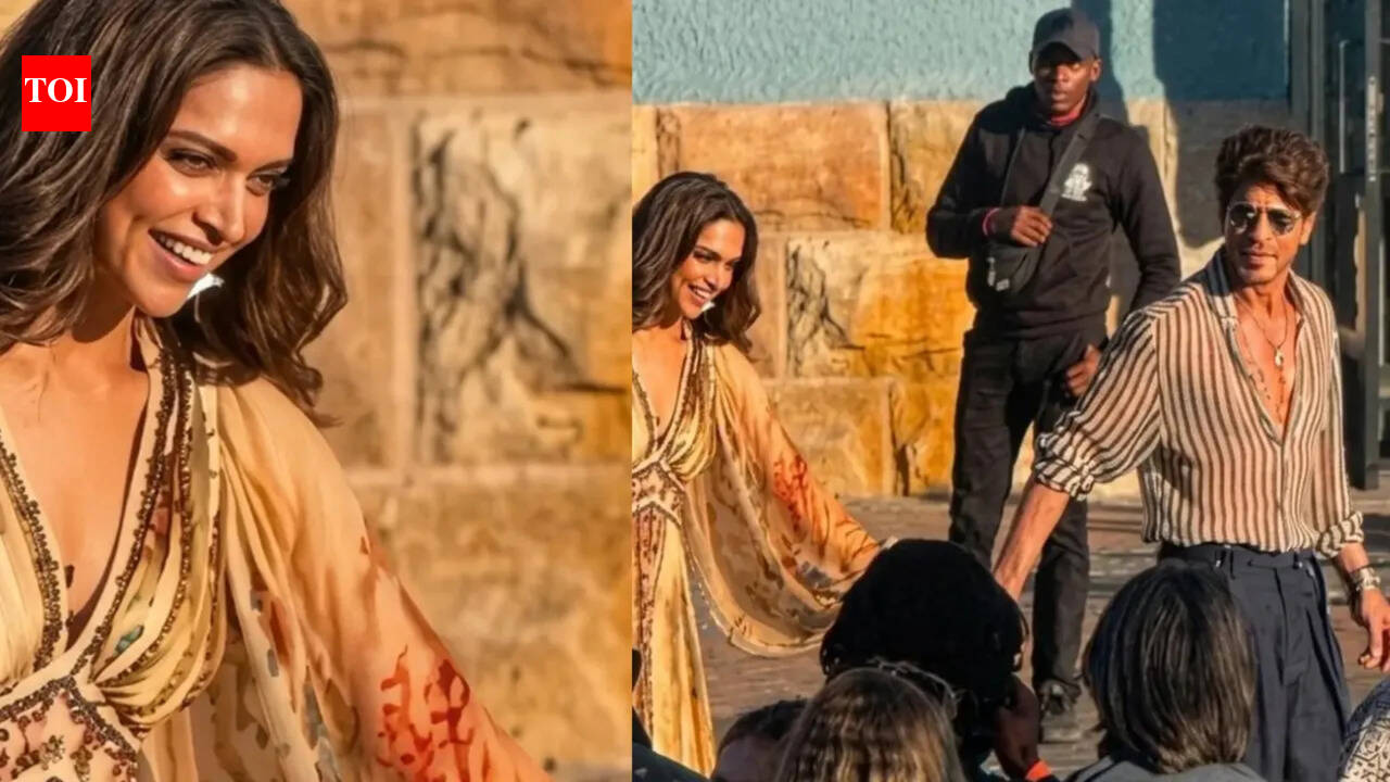 Deepika Padukone flaunts her pregnancy glow as she joins Shah Rukh Khan on 'King' sets in South Africa - PICS