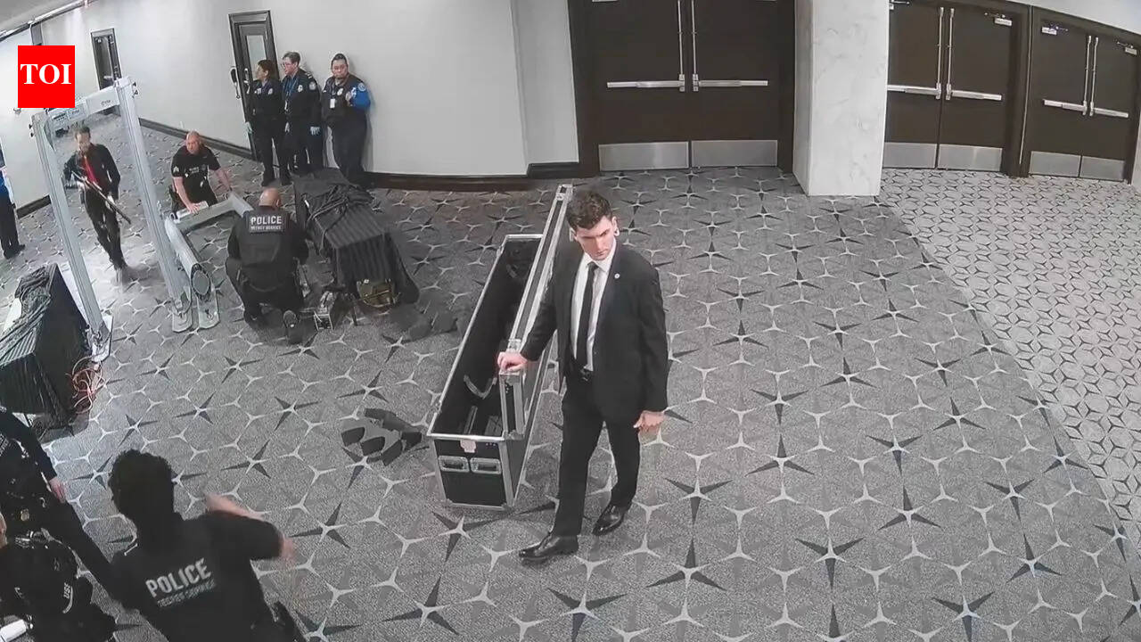 Watch: New footage of shooter Cole Allen casing hotel before White House dinner attack released