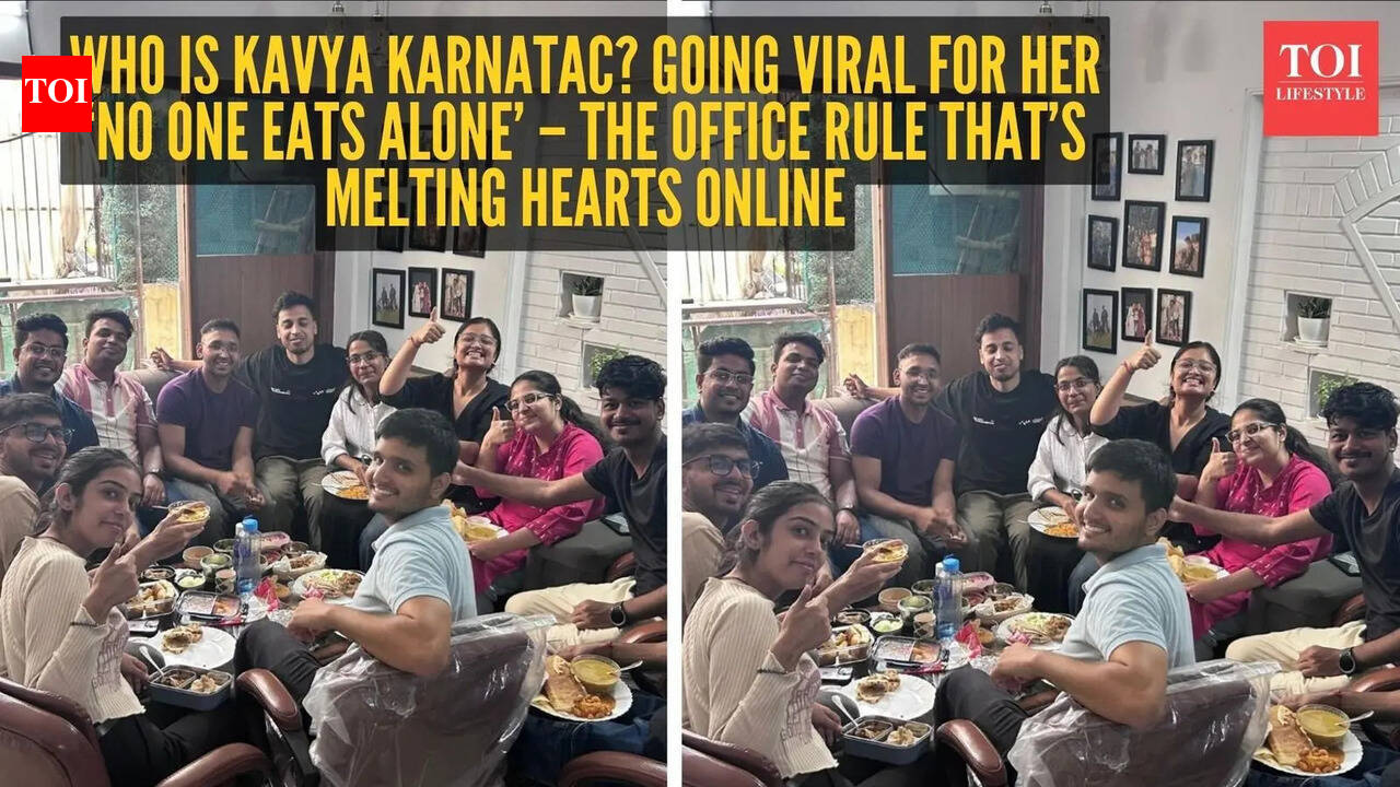 Who is Kavya Karnatac? Going viral for her ‘no one eats alone’ – the office rule that’s melting hearts online