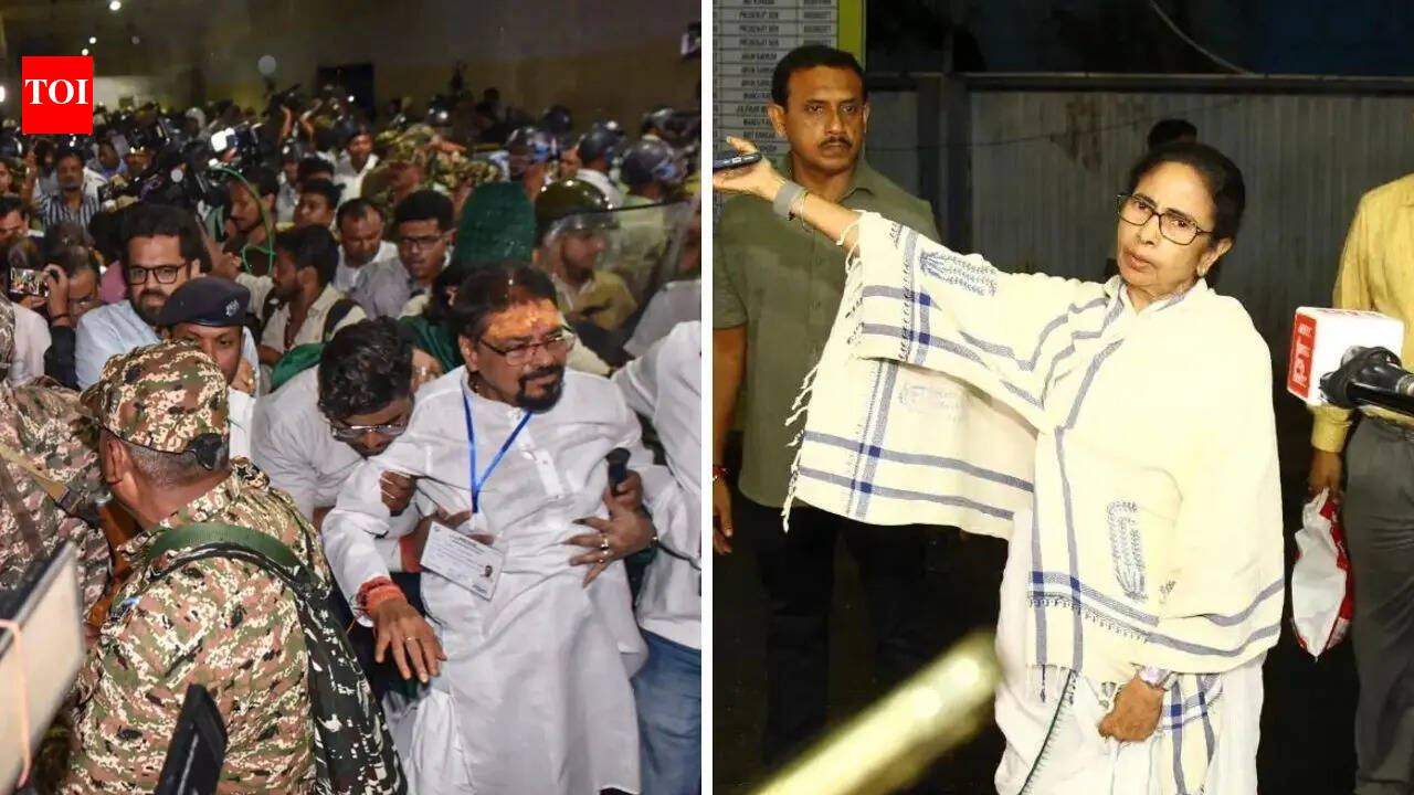 Mamata storms EVM strongroom; TMC, BJP lock horns over tampering claims: How late-night drama unfolded