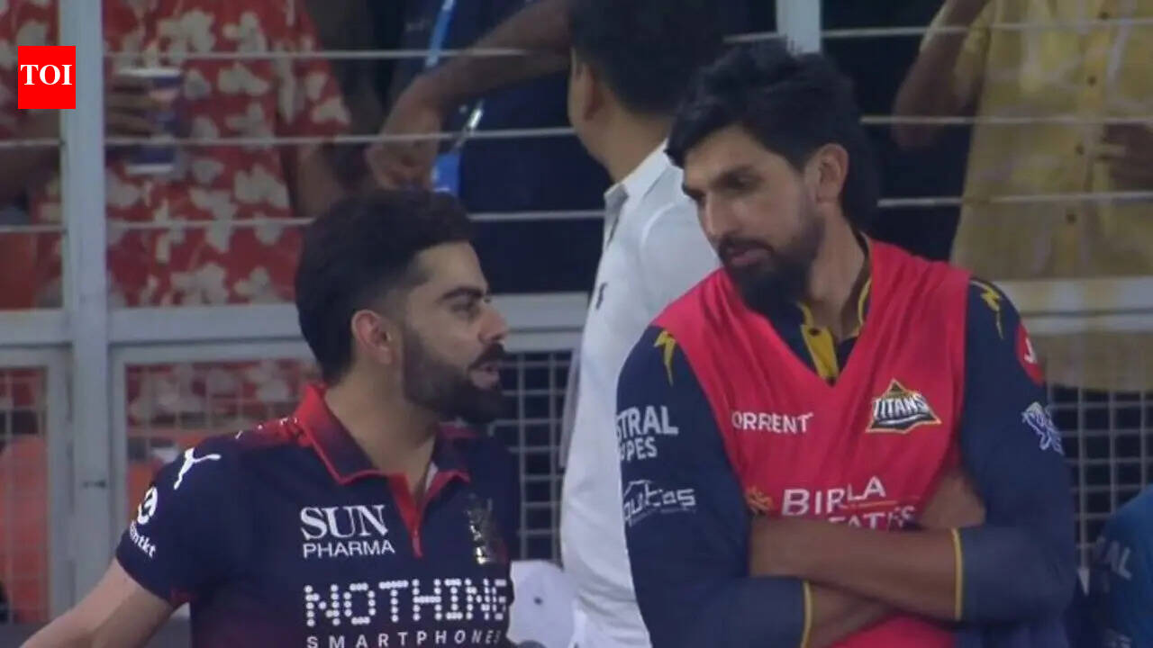 IPL 2026: Virat Kohli-Ishant Sharma bromance goes viral during RCB vs GT clash - Watch