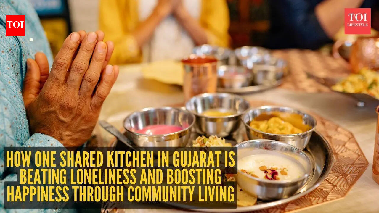 Gujarat village stops cooking at home: How one shared kitchen in Chandanki is beating loneliness and boosting happiness through community living