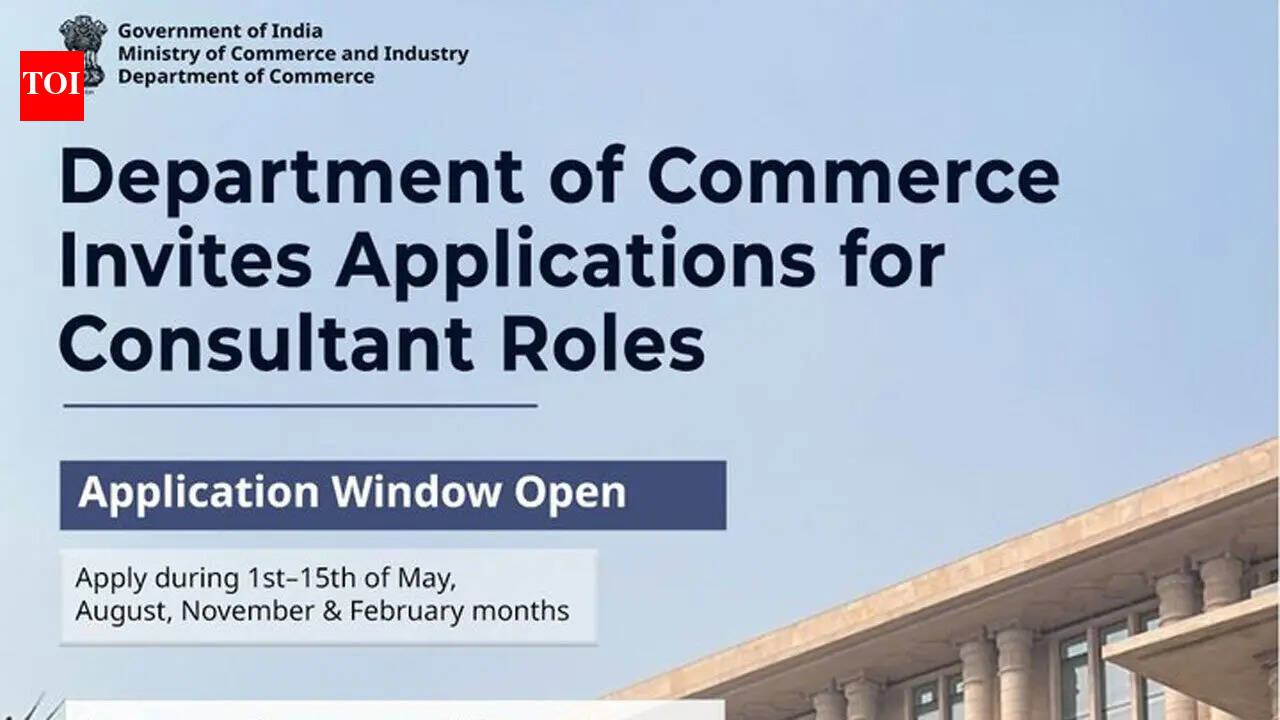 ​DoC invite applications for Economics, Legal, Data Science and Management roles; check details and direct link here