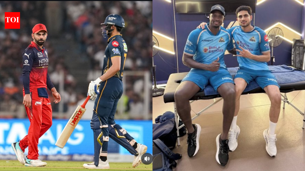 Gill’s ‘Play Hold’ Dig: GT captain mocks RCB slogan after win; rivalry intensifies online