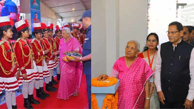 UP Governor Anandiben Patel inaugurates Lucknow Public School in Bareilly