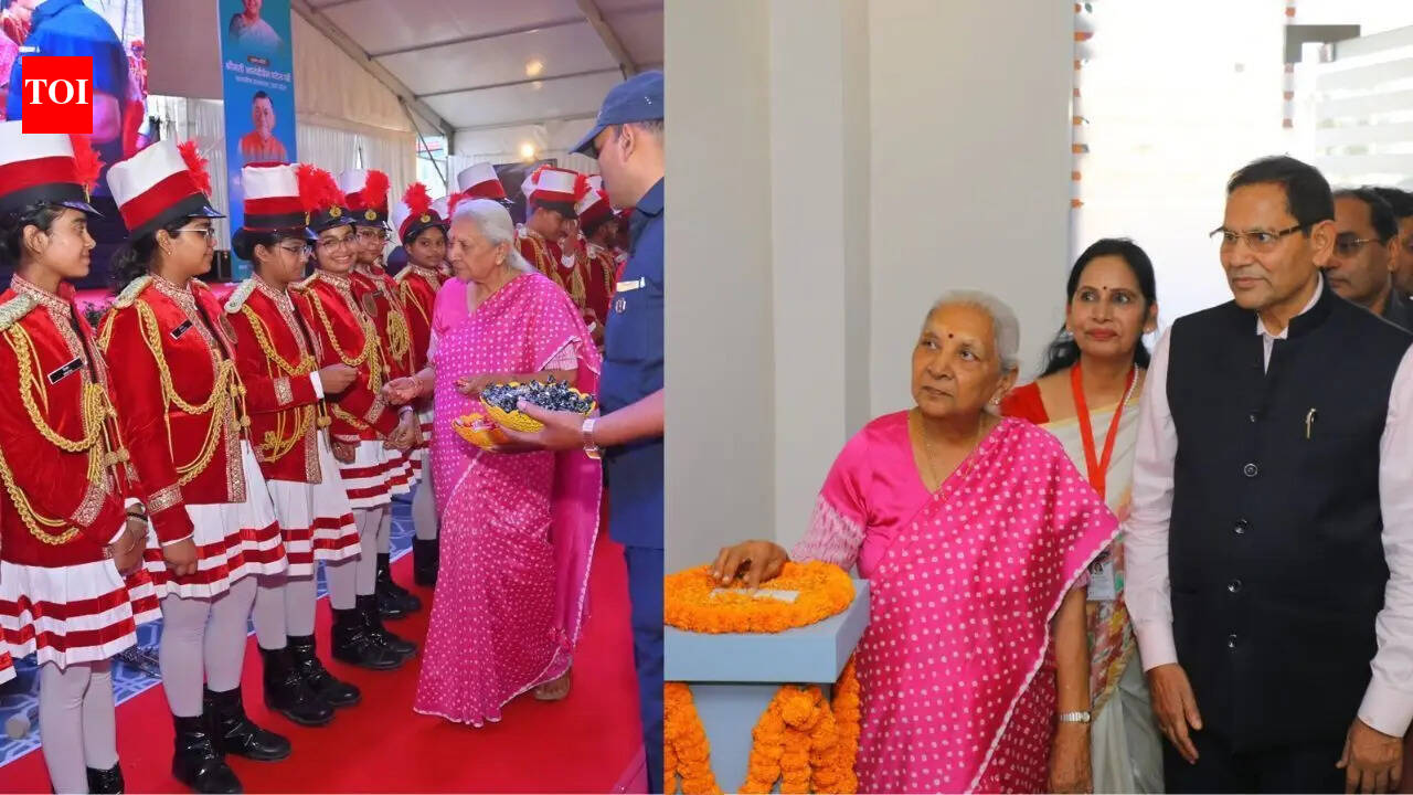 UP Governor Anandiben Patel inaugurates Lucknow Public School in Bareilly