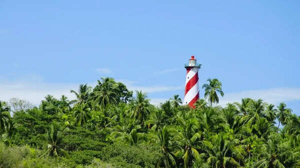 The old INR 20 note has a picture of a real island you can visit in India. Can you guess which place it is?