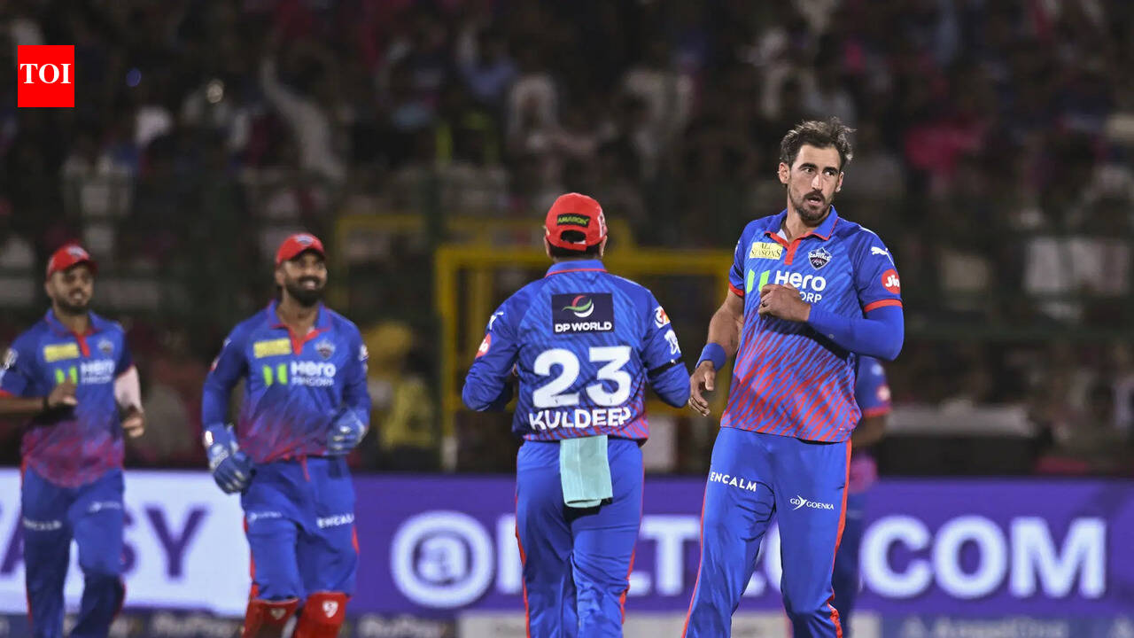 RR vs DC Live: Mitchell Starc strikes again, Jadeja dismissed