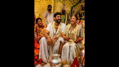  Sreenivas & Kavya tie the knot
