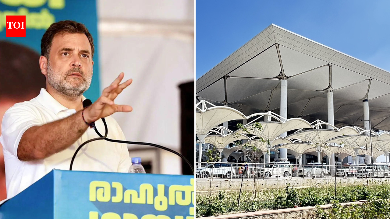 Evening news wrap: Rahul attacks Centre over inflation; Noida int'l airport to begin flight ops from June 15 & more