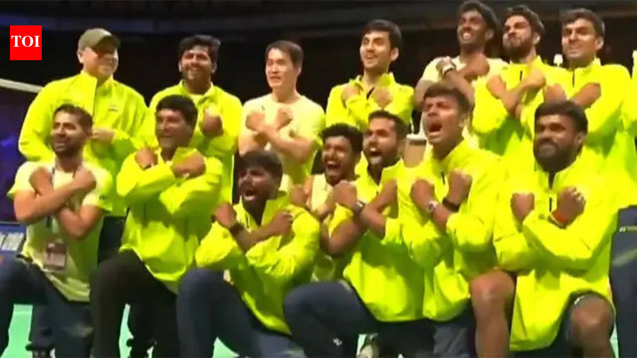 Medal assured! India crush Chinese Taipei 3-0 to storm into Thomas Cup semis