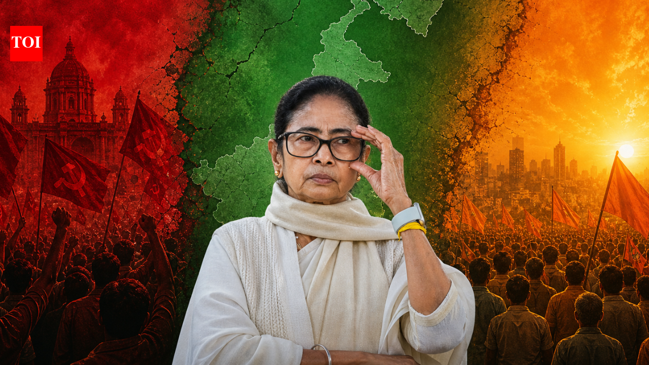 From red to green to saffron? BJP eyes power shift in Bengal as Mamata defends her turf | India News – The Times of India